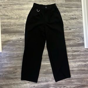 Black trouser pants
